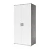 Armoire 2 Portes Blanc Et Gris Soma 1 Armoire 2 Portes Blanc Et Gris Soma -Accueil Décoration Boutique armoire 2 portes blanc et gris soma