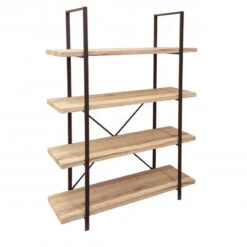 Bibliothèque 4 étagères Chicago -Accueil Décoration Boutique bibliotheque 4 etageres chicago 2