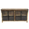 Buffet 4 Portes En Bois Massif Et Métal 1 Buffet 4 Portes En Bois Massif Et Métal -Accueil Décoration Boutique buffet 4 portes en bois massif et metal