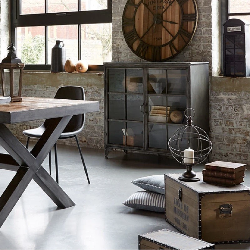 Buffet Broc 2 Portes Métal Noir Atmosphera 5 Buffet Broc 2 Portes Métal Noir Atmosphera – Image 3