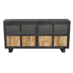 Buffet Métal Et Bois Jodhpur 4 Portes