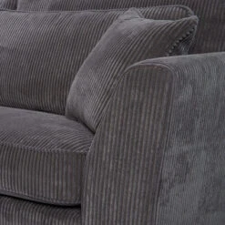 Canapé Angle Droit Isla Velours Côtelé Gris 11 Canapé Angle Droit Isla Velours Côtelé Gris -Accueil Décoration Boutique canape angle droit gris isla 2