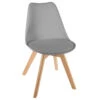 Chaise Salle Manger Baya Gris Atmosphera -Accueil Décoration Boutique chaise baya gris atmosphera
