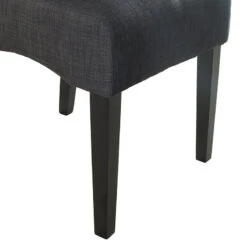 Demeyere Chaise Elite Tissu Gris Foncé -Accueil Décoration Boutique chaise elite gris fonce 3