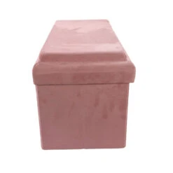 Coffre Banc Pliable Rose Compatible Briques -Accueil Décoration Boutique coffre banc pliable rose compatible briques 6