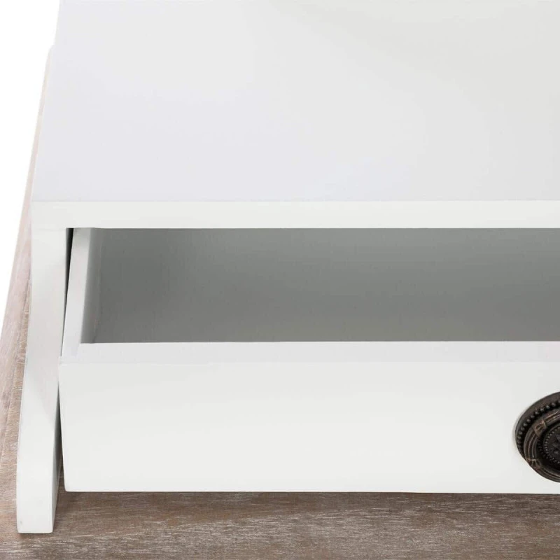 Coiffeuse Blanche 3 Tiroirs Chrysa Atmosphera 6 Coiffeuse Blanche 3 Tiroirs Chrysa Atmosphera – Image 4