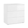 Commode 3 Tiroirs Capetown Blanc -Accueil Décoration Boutique commode 3 tiroirs capetown blanc