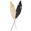 Déco Murale Métal Plumes Noir Et Doré Atmosphera 2 Déco Murale Métal Plumes Noir Et Doré Atmosphera -Accueil Décoration Boutique deco murale metal plumes noir et dore atmosphera
