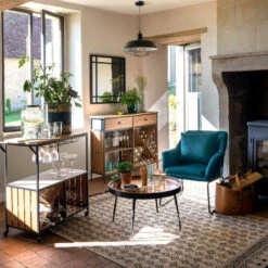 Desserte Bois Et Métal Bakos Atmosphera -Accueil Décoration Boutique desserte bois et metal bakos atmosphera 1