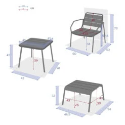 Ensemble Extérieur Duo Relax Phuket Bleu Canard Hespéride -Accueil Décoration Boutique ensemble exterieur duo relax phuket bleu canard hesperide 6