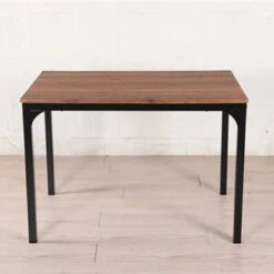 Ensemble Table + 4 Chaises Métal Et Effet Bois 7 Ensemble Table + 4 Chaises Métal Et Effet Bois -Accueil Décoration Boutique ensemble table 4 chaises metal et effet bois 1