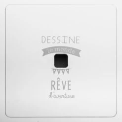 Ensemble Table + 2 Tabourets Enfant Blanc Gris Dream Atmosphera -Accueil Décoration Boutique ensemble table tabourets enfant blanc gris dream atmosphera 5