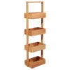 Étagère 4 Cases En Bambou 5Five -Accueil Décoration Boutique etagere 4 cases en bambou