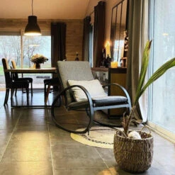 Fauteuil à Bascule Nevada Noir Graphite Hespéride 13 Fauteuil à Bascule Nevada Noir Graphite Hespéride -Accueil Décoration Boutique fauteuil a bascule nevada noir graphite hesperide 5