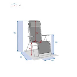 Fauteuil Détente D'extérieur Hespéride Silos Gris Galet -Accueil Décoration Boutique fauteuil detente d exterieur hesperide silos gris galet 6