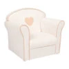 Fauteuil Enfant Cœur Rose Ostaria -Accueil Décoration Boutique fauteuil enfant coeur rose ostaria