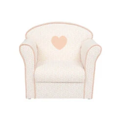Fauteuil Enfant Cœur Rose Ostaria -Accueil Décoration Boutique fauteuil enfant coeur rose ostaria 1 1