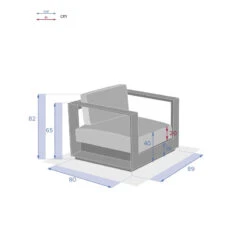 Fauteuil Extérieur 1 Place Allure Hespéride -Accueil Décoration Boutique fauteuil exterieur 1 place allure hesperide 2