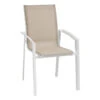 Fauteuil Extérieur Axant Lin/blanc Hespéride -Accueil Décoration Boutique fauteuil exterieur axant linblanc hesperide
