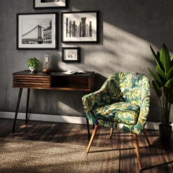 Fauteuil Motif Jungle Sango Atmosphera -Accueil Décoration Boutique fauteuil motif jungle sango atmosphera 1