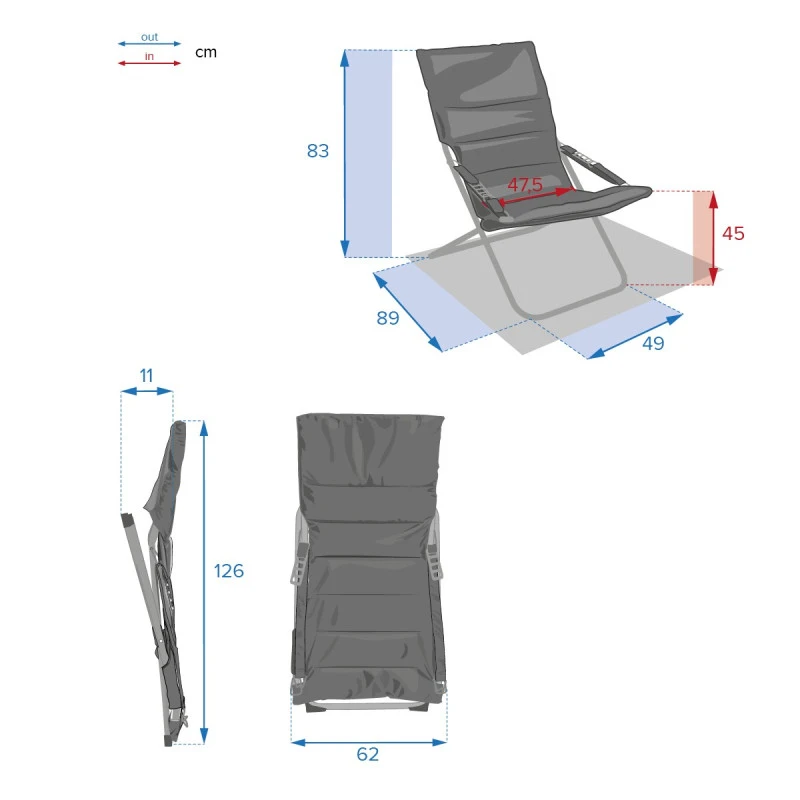Fauteuil Relax Milos Jade Hespéride 6 Fauteuil Relax Milos Jade Hespéride – Image 4