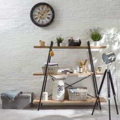 Horloge Décor Cordes D68 Atmosphera -Accueil Décoration Boutique horloge au decor cordes 68cm 2