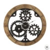 Horloge D58 Mécanisme Bois Et Métal Atmosphera -Accueil Décoration Boutique horloge d58 mecanisme bois et metal atmosphera