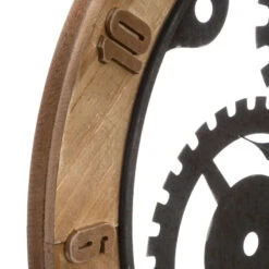 Horloge D58 Mécanisme Bois Et Métal Atmosphera -Accueil Décoration Boutique horloge d58 mecanisme bois et metal atmosphera 1 1