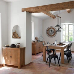 Horloge D90 Rouages Métal Et Sapin Lana Atmosphera -Accueil Décoration Boutique horloge d90 rouages metal et sapin lana atmosphera 3