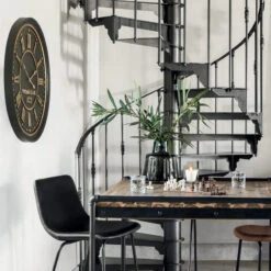 Horloge En Bois D77 Aedan Atmosphera -Accueil Décoration Boutique horloge en bois d77 aedan atmosphera 3