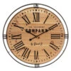 Horloge Métal Et Bois D58 Colonial Atmosphera -Accueil Décoration Boutique horloge metal et bois d58 colonial atmosphera