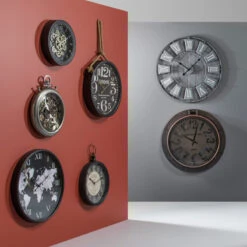 Horloge Monde Métal D57 Atmosphera -Accueil Décoration Boutique horloge monde metal d57 atmosphera 2