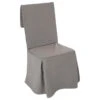 Housse De Chaise Coton Gris Atmosphera -Accueil Décoration Boutique housse de chaise coton gris atmosphera