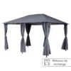 Jeu De 6 Rideaux Gris Ardoise Pour Tonnelle Santorini Et Thira -Accueil Décoration Boutique jeu de 6 rideaux gris ardoise pour la tonnelle santorini 3 x 4m