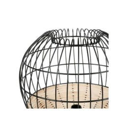 Lampe à Poser Calypso Boule Rotin Et Métal Ostaria -Accueil Décoration Boutique lampe a poser calypso boule rotin et metal ostaria 2
