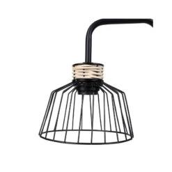 Lampe à Poser Filaire Métal Et Rotin Lady Ostaria -Accueil Décoration Boutique lampe a poser filaire metal et rotin lady ostaria 2