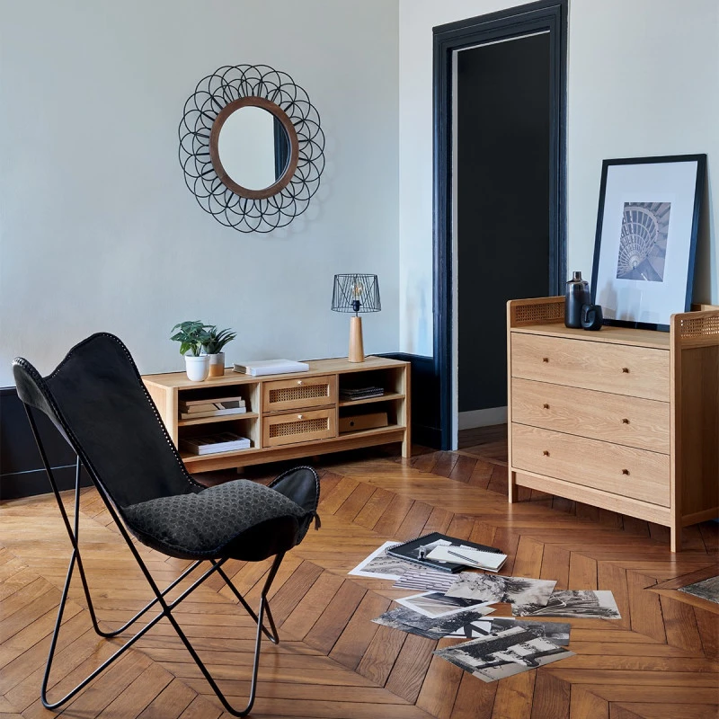 Lampe En Bois Et Métal H46 Joe Atmosphera 4 Lampe En Bois Et Métal H46 Joe Atmosphera – Image 2