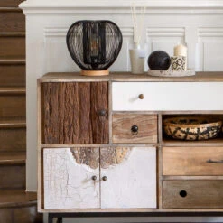 Lampe En Métal Fil Noir Noda Atmosphera -Accueil Décoration Boutique lampe en metal fil noir 1