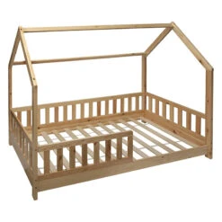 Lit Cabane 90x190 En Bois Sans Matelas Atmosphera 7 Lit Cabane 90x190 En Bois Sans Matelas Atmosphera -Accueil Décoration Boutique lit cabane 90x190 en bois sans matelas atmosphera 1