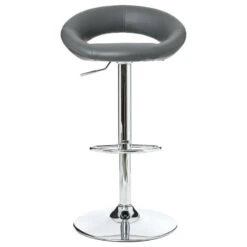 Tabouret De Bar Sasha Gris Atmosphera 7 Tabouret De Bar Sasha Gris Atmosphera -Accueil Décoration Boutique lot 2 tabourets de bar sasha gris 2