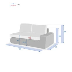 Méridienne Gauche De Salon Savinia Coloris Tahini Hespéride 10 Méridienne Gauche De Salon Savinia Coloris Tahini Hespéride -Accueil Décoration Boutique meridienne gauche de salon savinia coloris tahini hesperide 3