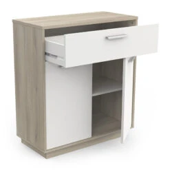 Demeyere Meuble De Rangement 2 Portes 1 Tiroir Léo -Accueil Décoration Boutique meuble de rangement 2 portes 1 tiroir leo 2