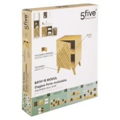 Meuble De Salle De Bain 1 Porte Bath'n Modul 5Five -Accueil Décoration Boutique meuble de salle de bain 1 porte bath n modul 5five 1 2