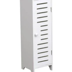 Meuble Réserve Et Dérouleur WC 1 Porte Blanc -Accueil Décoration Boutique meuble reserve et derouleur wc 1 porte blanc 1