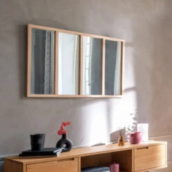 Miroir Bois Atelier Nae 116 X 76 Cm Atmosphera -Accueil Décoration Boutique miroir bois atelier nae 116 x 76 cm atmosphera 1 1