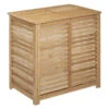 Panier à Linge Double En Bambou Sicela 5Five -Accueil Décoration Boutique panier a linge double en bambou tissu