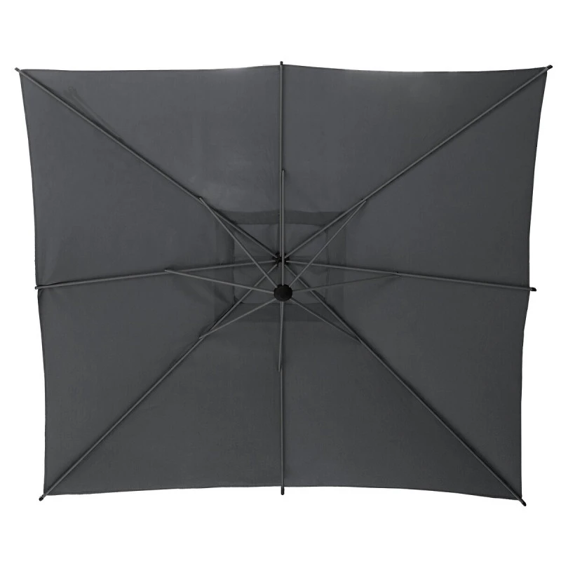Parasol Décentré Carré Manoa Ardoise Hespéride 7 Parasol Décentré Carré Manoa Ardoise Hespéride – Image 5