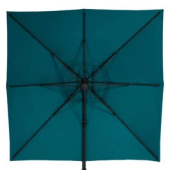 Parasol Décentré Eléa Inclinable Carré Bleu Canard Hespéride 11 Parasol Décentré Eléa Inclinable Carré Bleu Canard Hespéride -Accueil Décoration Boutique parasol decentre elea inclinable carre bleu canard hesperide 3
