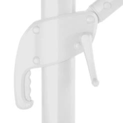 Parasol Décentré Eléa Inclinable Carré Oléfine Noisette/blanc Hespéride -Accueil Décoration Boutique parasol decentre elea inclinable carre olefine noisetteblanc hesperide 4