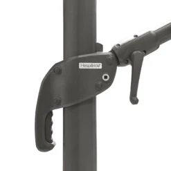 Parasol Décentré Eléa Inclinable Carré Oléfine Anthracite Hespéride -Accueil Décoration Boutique parasol decentre inclinable carre olefine anthracite hesperide 1 4